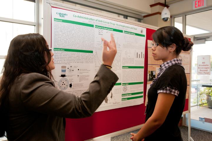 Student poster presentation